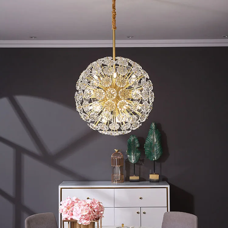 Factory Wholesale Customized Parts Modern Light European Luxury Crystal Chandelier