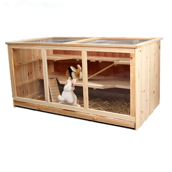 Wooden Pet Small Animal Bunny House Hamster Cage