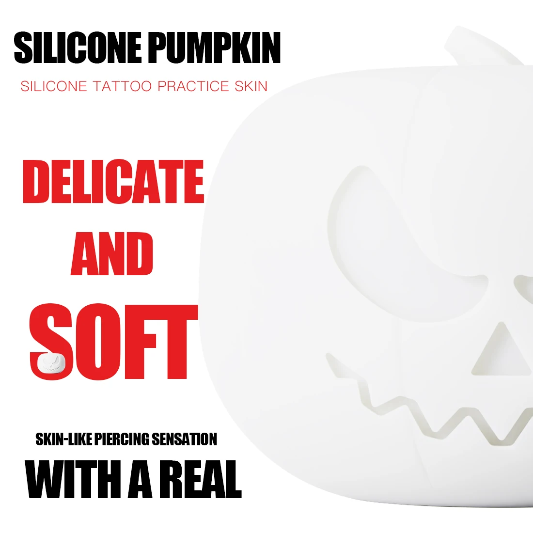 Dragonhawk Tattoo Gift Decorate Special Mast Tattoo Supplies Blank Silicone Pumpkin Fake-Skin Practice Skin