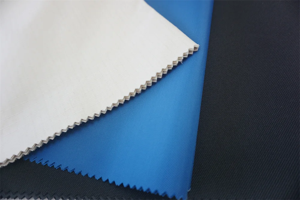High Quality 600D Oxford Waterproof PU Coating Solution DYE FR(FMYSS 302)C6 WR 500MM 100% Polyester Fabric For Luggage