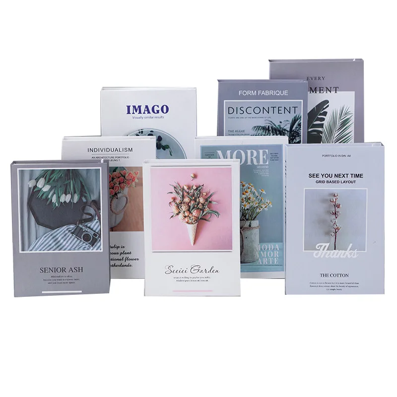 Hot Selling personalized customizable decorative books faux books for home decorbook