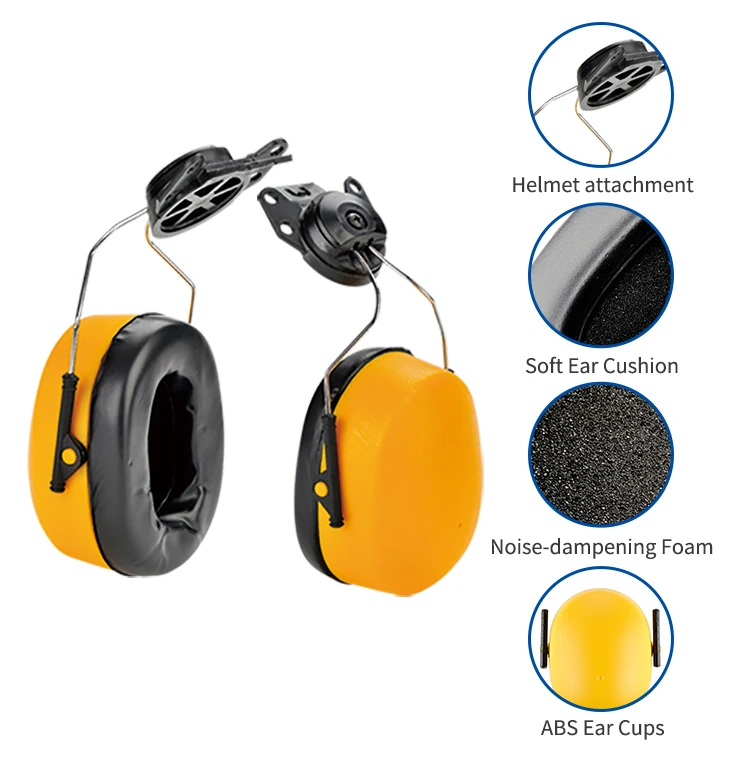 Factory direct sales Abs Material Safety Hearing Protection Ear Muff Noise Reduction
