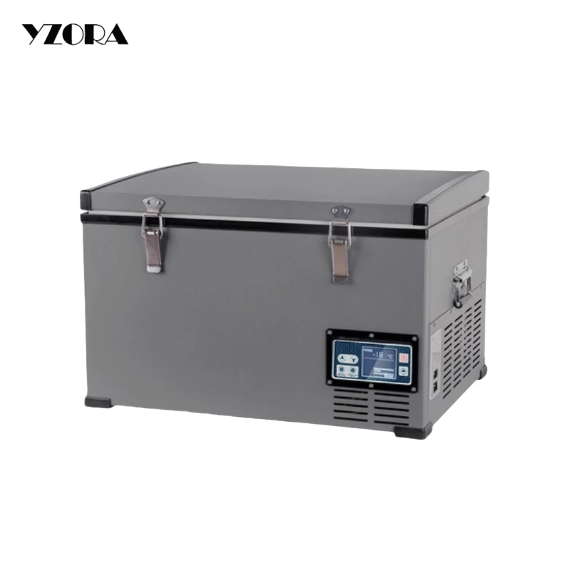 12V 24V Vehicle Cigarette Lighter Refrigerator Compressor Large Capacity 115L Portable Outdoor Car Fridge