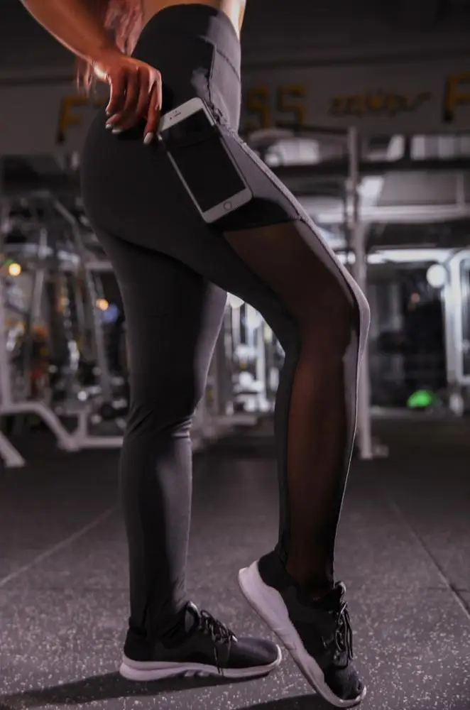 Wholesale Womens Top Quality High Waist Stretch Fitness Wear Gym Sports Leggings Yoga Pants