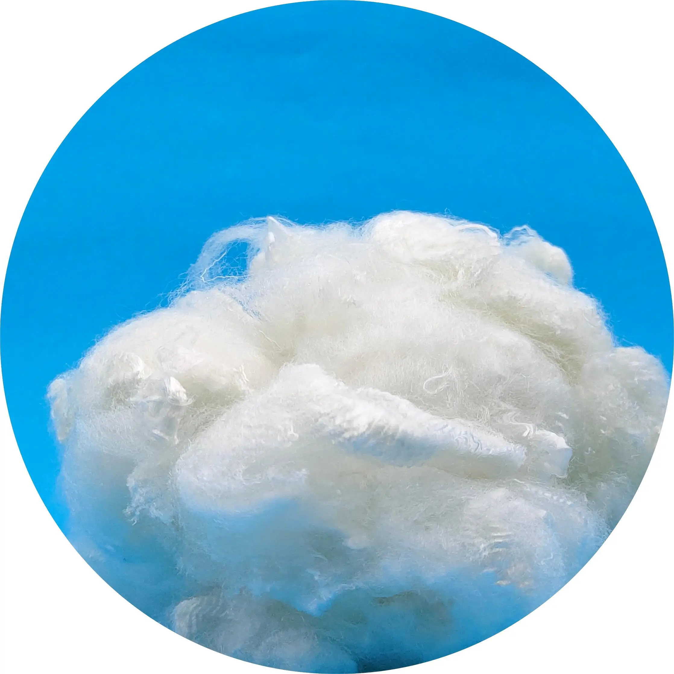 3D 38mm flame retardant modacrylic fiber for nonwoven LOI 32