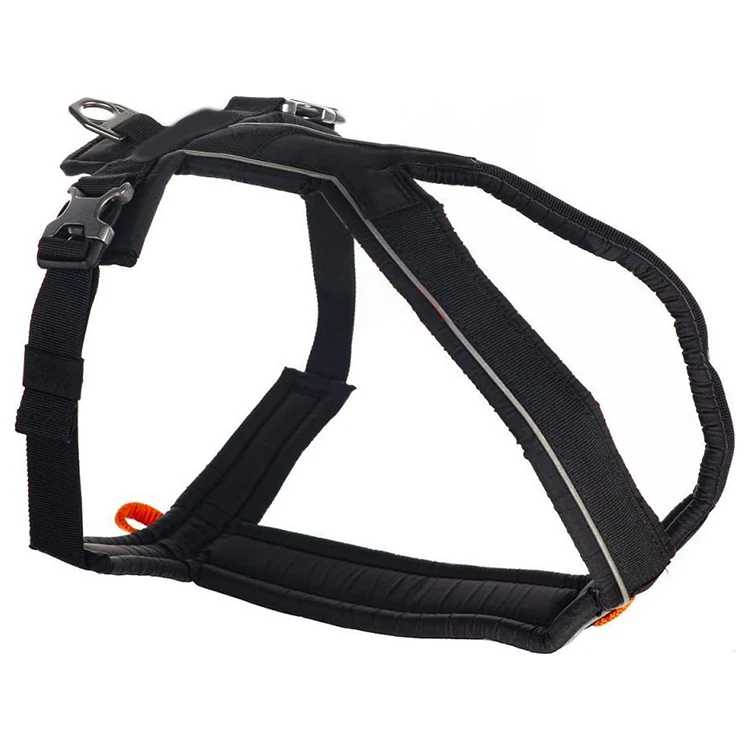 Adjustable Reflective Nylon Tactical Dog Harness Non-Stop Padded Pet Vest Harness for Dogs Working Training
