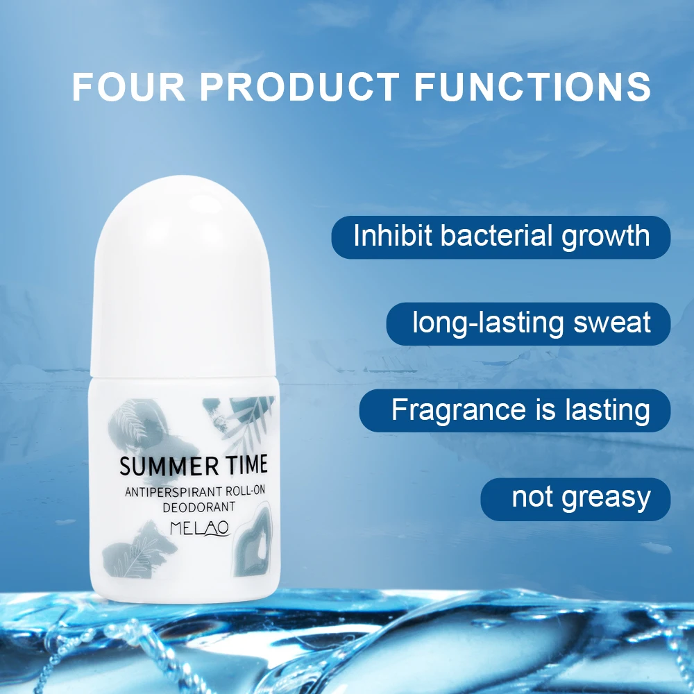 MELAO Travel Size Natural Crystal Deodorant For Woman Stone Vegan Timeless Fragrance Deodorant Underarms Antiperspirant Stick