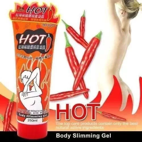 Fat Burning Cream Hot Chilli Body Slimming Gel Weight Skin Anti-Cellulite 250ml