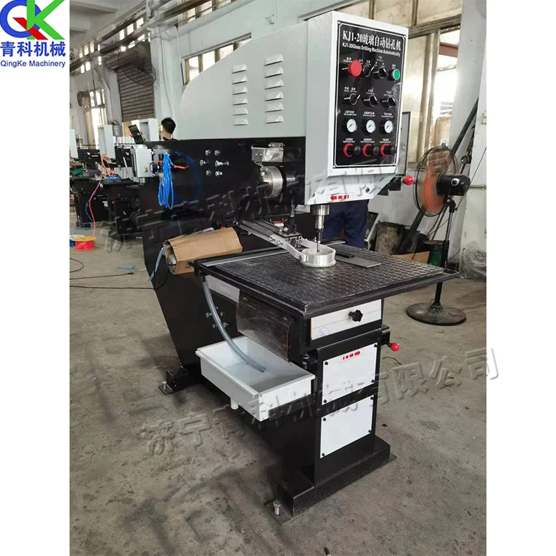 380v/50hz Furniture Glass Drilling Machine Decorative Glass Drilling Machine 2.5kw Single Head Glass Punching Machine