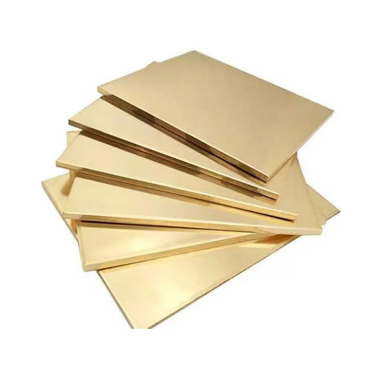 Wholesale Manufacturers Supply  Brass Copper Sheet Thickness 0.3-60mm Brass Sheet Plate