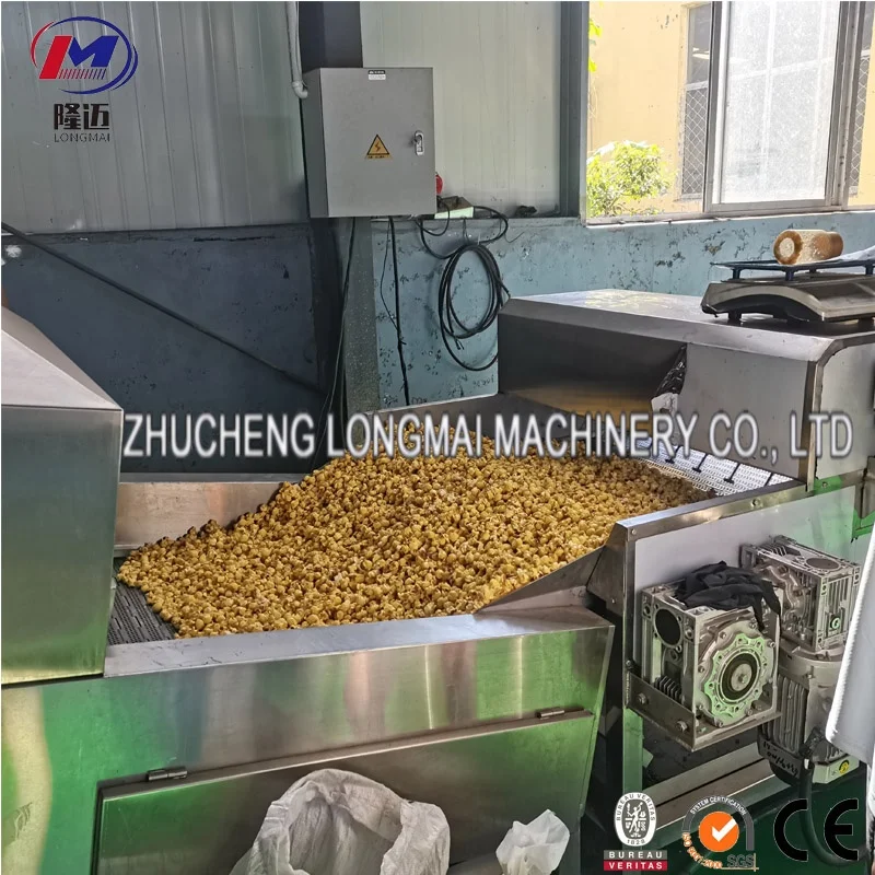 Industrial Automatic Caramel Flavored Popcorn Maker  Popcorn Making Machine Pop Corn Continuous Production Line