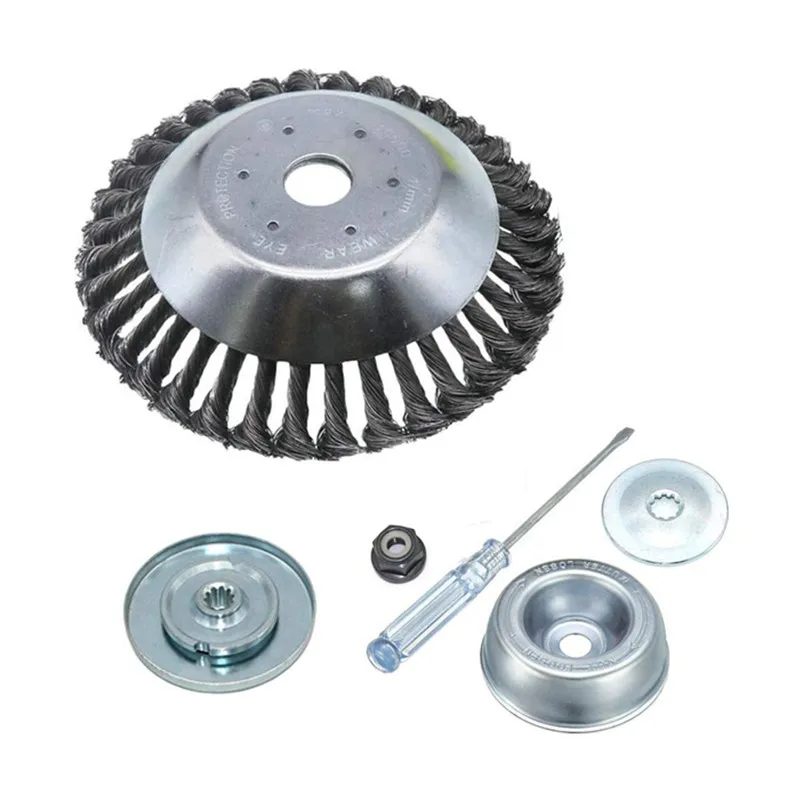 Same as Amazon Steel Trimmer Head Replacement Kit Upgraded Version with Accessories for String Trimmers,Weed Grass Eater Head