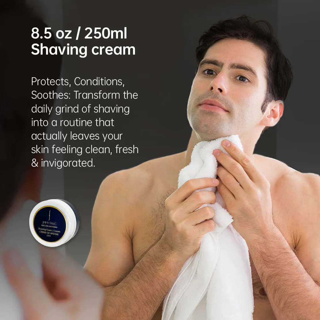 BBC 250ml hotel shaving cream men shaving kit shaving gel