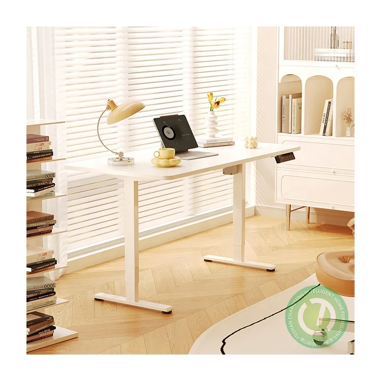 Office Furniture Standing Desk Gaming Adjustable Computer Table Modern Electric White Sit Stand Height Frame Up Corner Desks