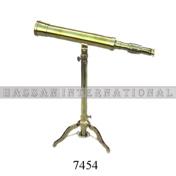 Antique style nautical telescope with tripod brass nautical astronomical telescope best selling