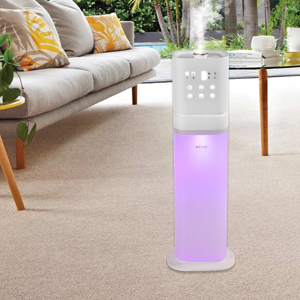 Wholesale 250ml/h Mist Rate 8L Capacity Floor Stand Humidifier Hotel Home Essential Oil Aroma Air Scent Diffuser Machine
