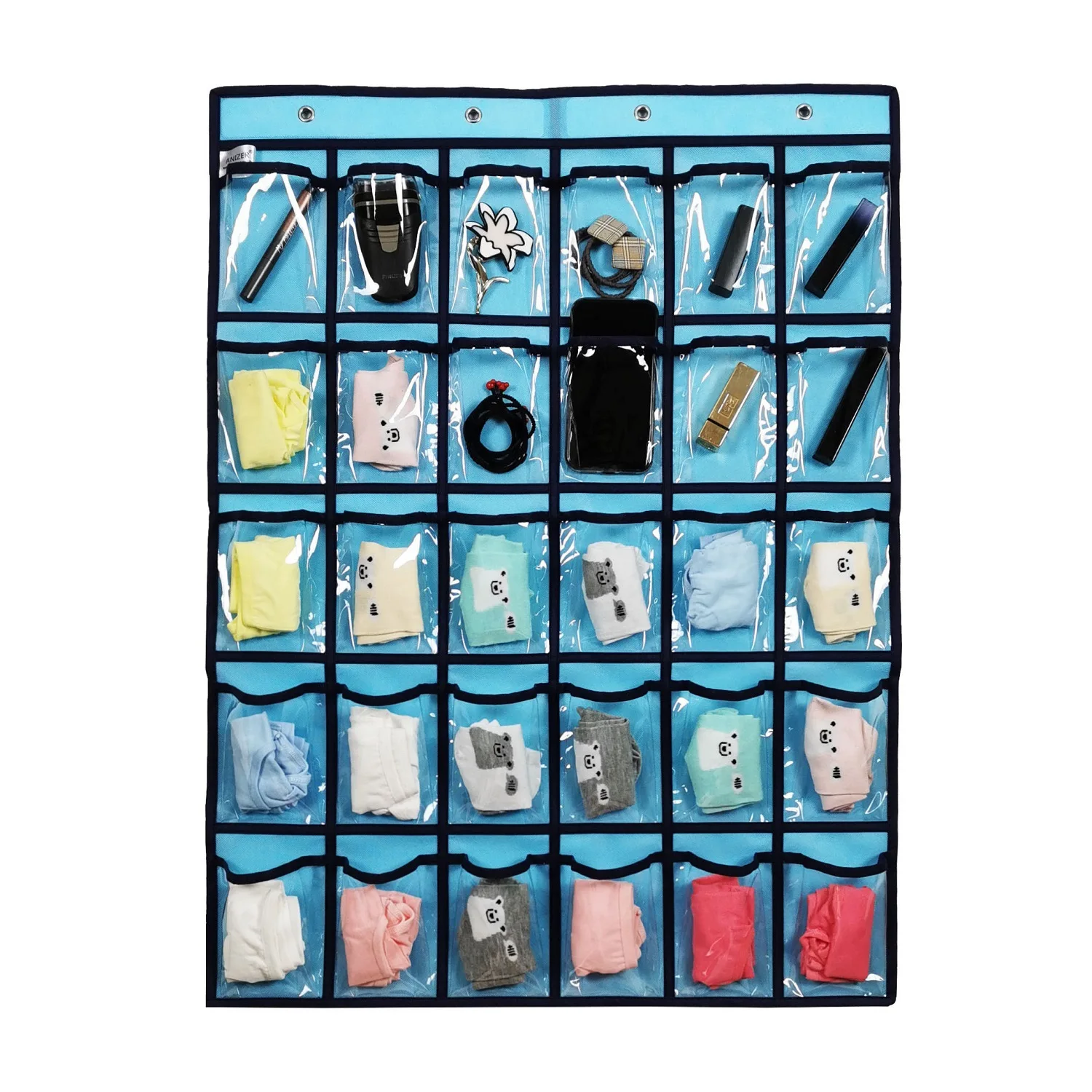 Pockets Classroom Wall Pocket Chart For Cell Phones Holder File Organizer
