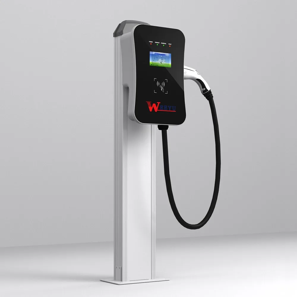  Weeyu 32Amp 22kw EV зарядное устройство тип 2 быстрая зарядка для электрического