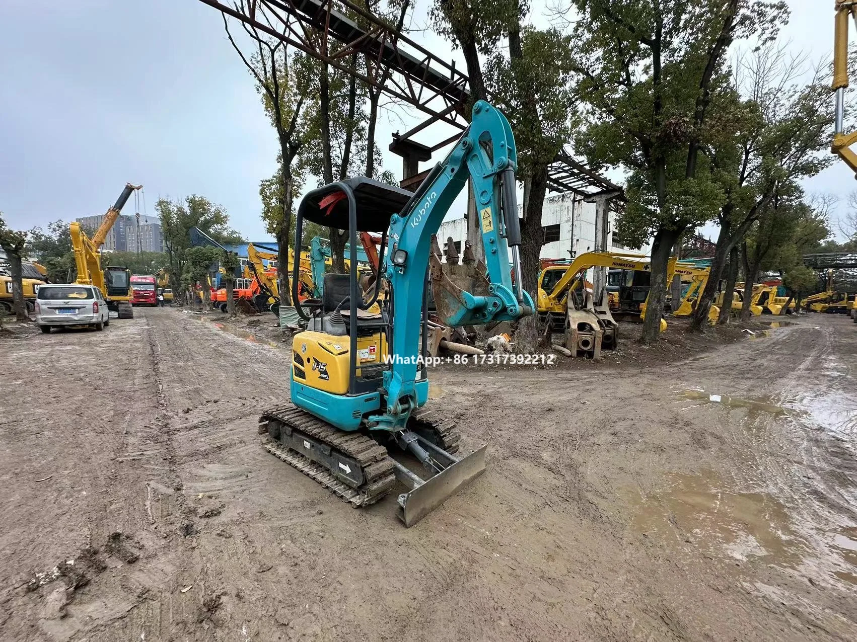Kubota U15 Kubota engine backhoe hydraulic excavator machine for farm construction