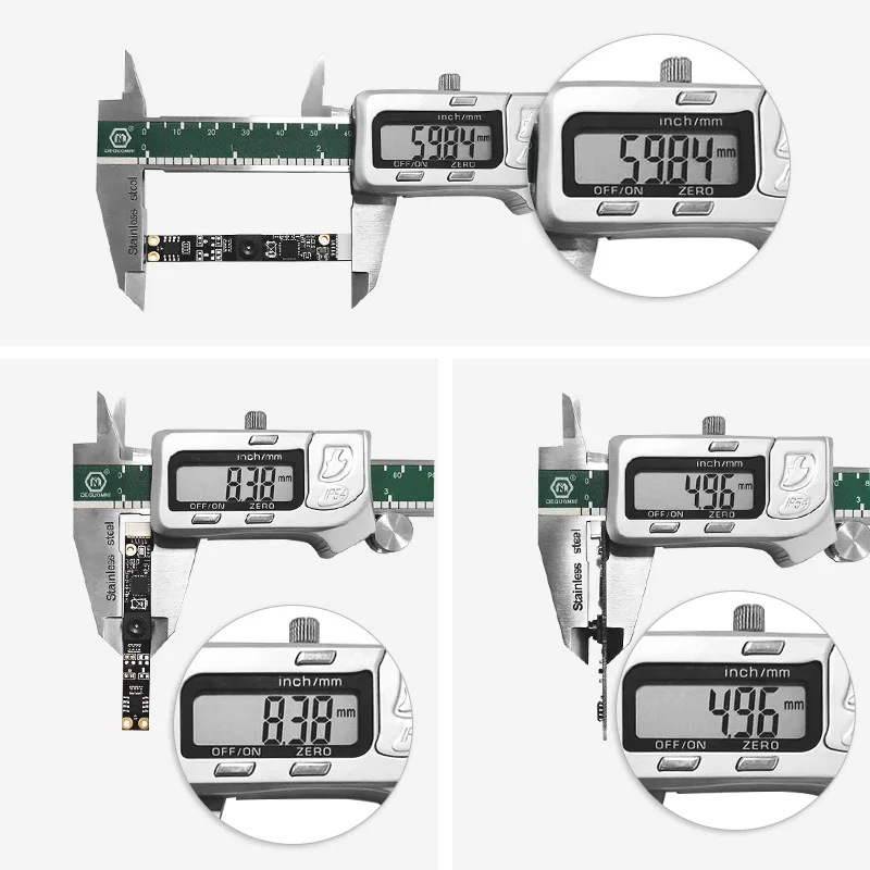 Low Price 0.3MP GC0308 VGA Fixed Focus No Distortion UVC CMOS USB Identifying Scanning Camera Module