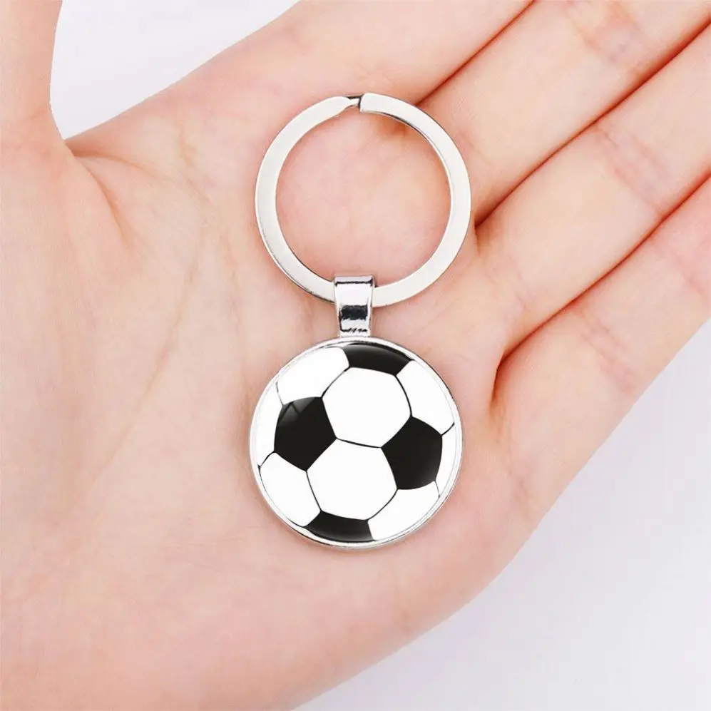 Creative 8ball Keychain Diameter 25mm No.8 Billiards Balls Pool Player Gift Keyring Lucky Black 8 Key Chains