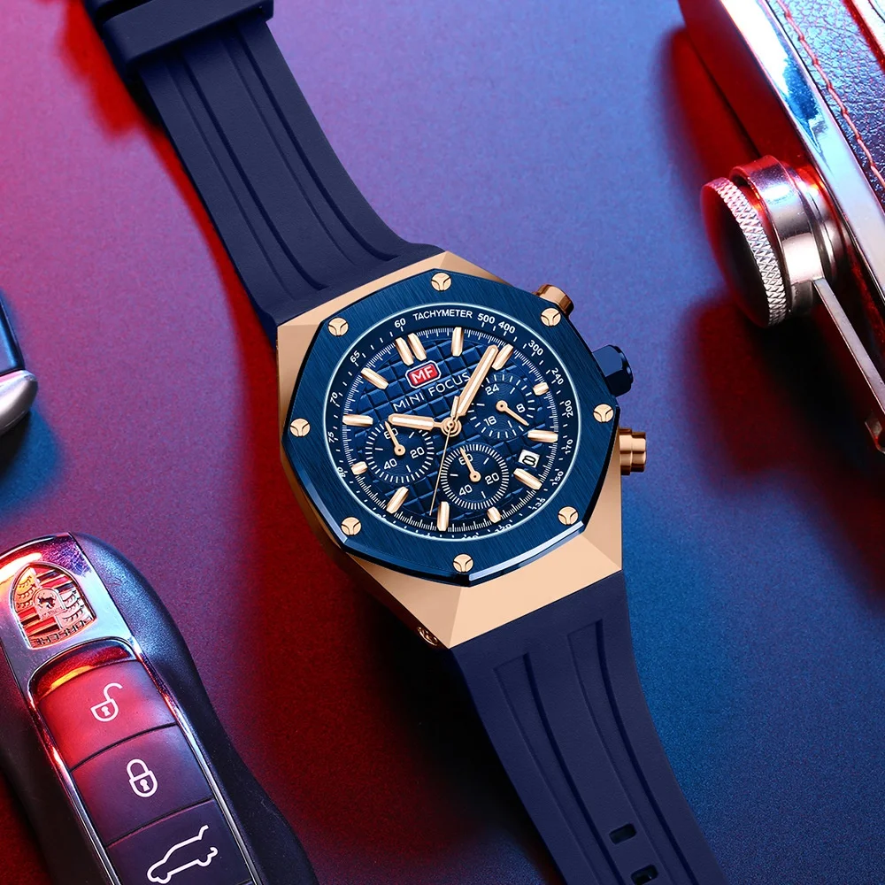 MINI FOCUS MF0417G Fashion leisure Wrist Watch Men Wrist Relojes Digital Sport Watch boy colorful dual time kids digital watches