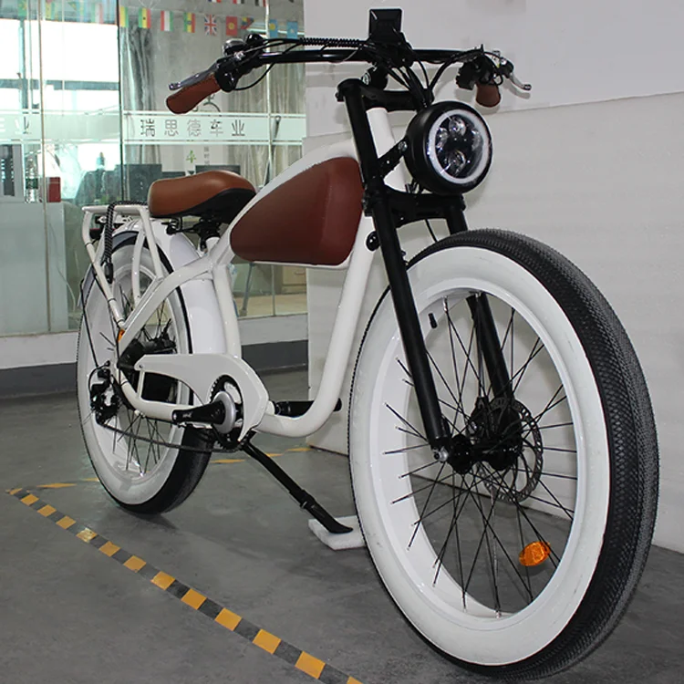 Retro Ebike Vintage Wholesale New High Speed Full Size Cafe Racer Electric Bike Motorcycle Chopper EBike For Adults