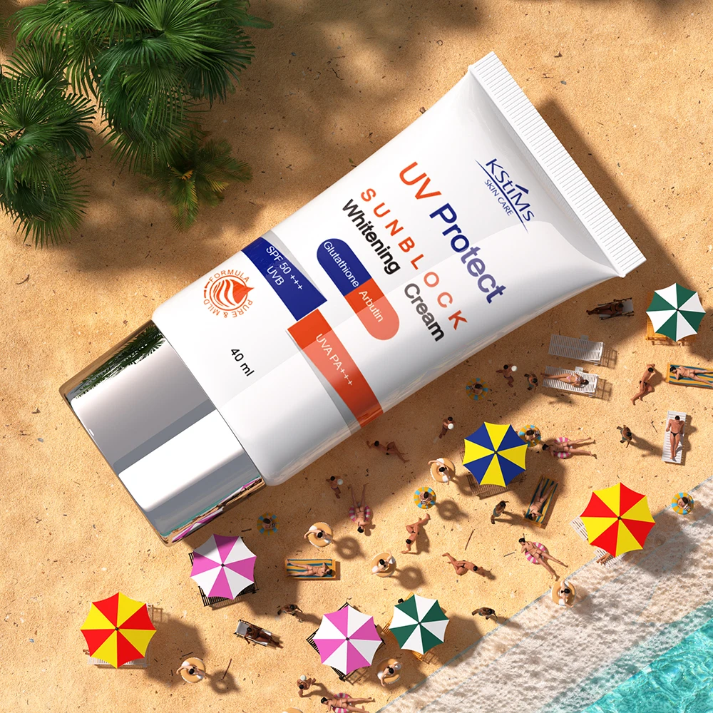 Korean BB CC Sunscreen Cream Foundation with SPF 50 Face Sun Solar Korea Cream SPF 50 for Acne & Sensitive & Dry Skin