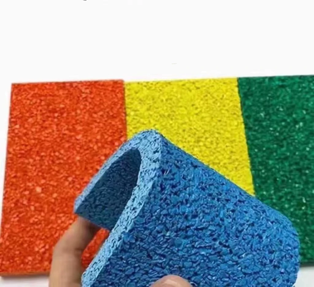 New Safety Recycled Colorful for Playground Artificial Grass Infill Swimming Pool Decks Flooring Surface