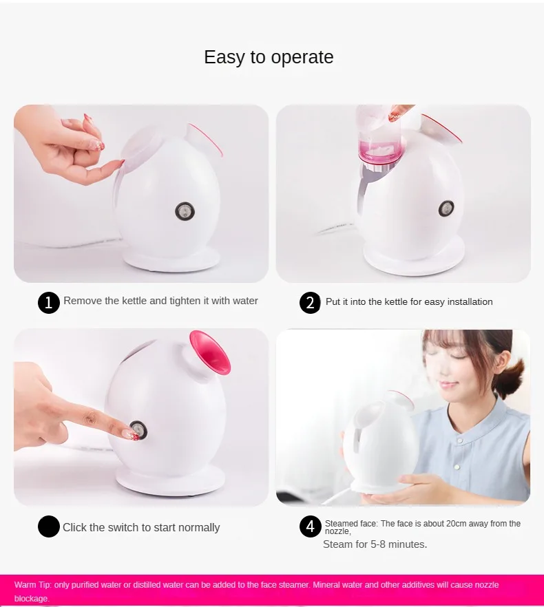 KSKIN KD233 Salon Equipment Facial Steamer Design Face Steam Vaporizer Accessories Hot OEM New Electric Luxury Ozone Customized