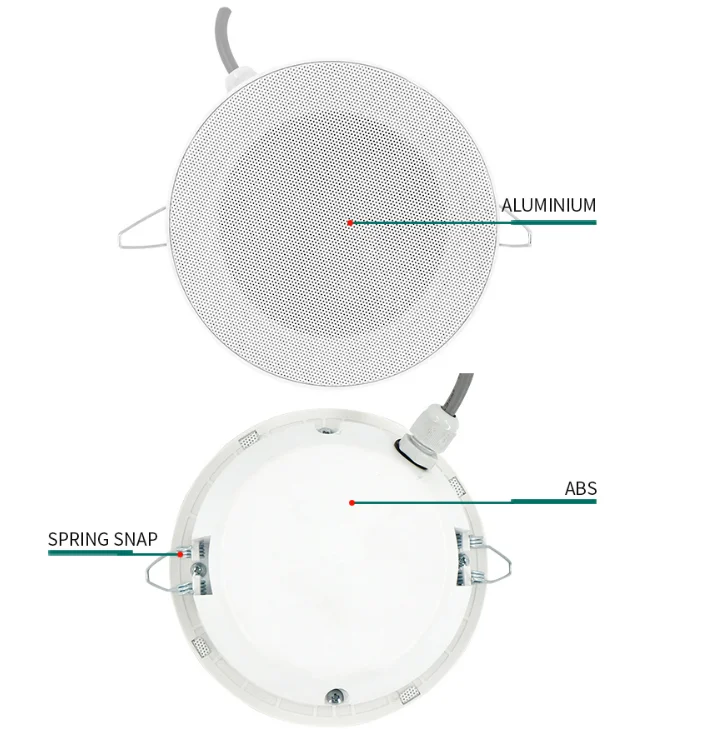 New Product In-Ceiling 4inch Stereo Speaker Waterproofing  Loudspeakers Perfect for Damp and Humid Indoor Outdoor Placement