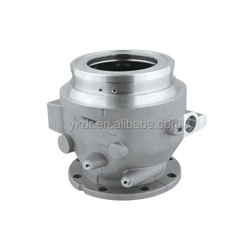 China foundry supply OEM casting aluminum parts and CNC components as brushed aluminum flange aluminum gravity casting