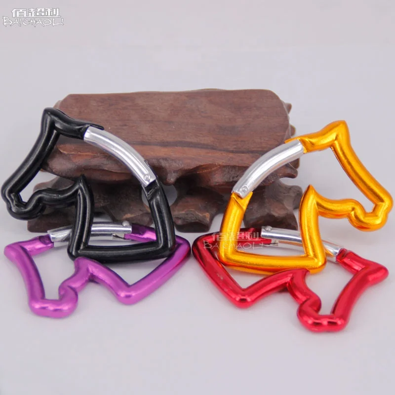 
BAICHAOLI horse aluminium alloy snap carabiner hooks 