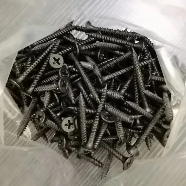 Metric drywall black gypsum board screw drywall screw to wood