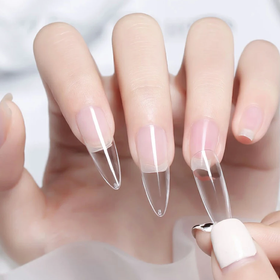 Professional wholesale press on nail gel  private label adhesive resin gel tips nails paste soft gel