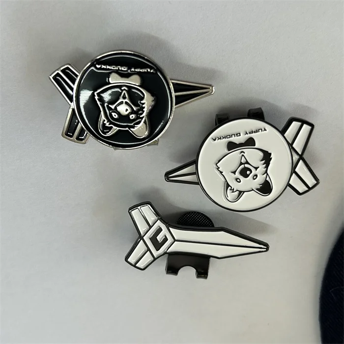 Hot Sale Custom Golf Accessories Delicate Hat Clip Golf Ball Marker