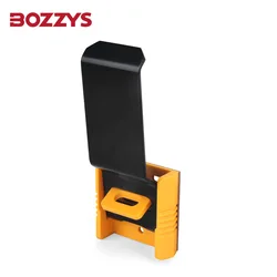 Industrial Electrical Button Switch Lockout Device With Adhesive and Mounting Screws Suitable for Distribution Cabinet