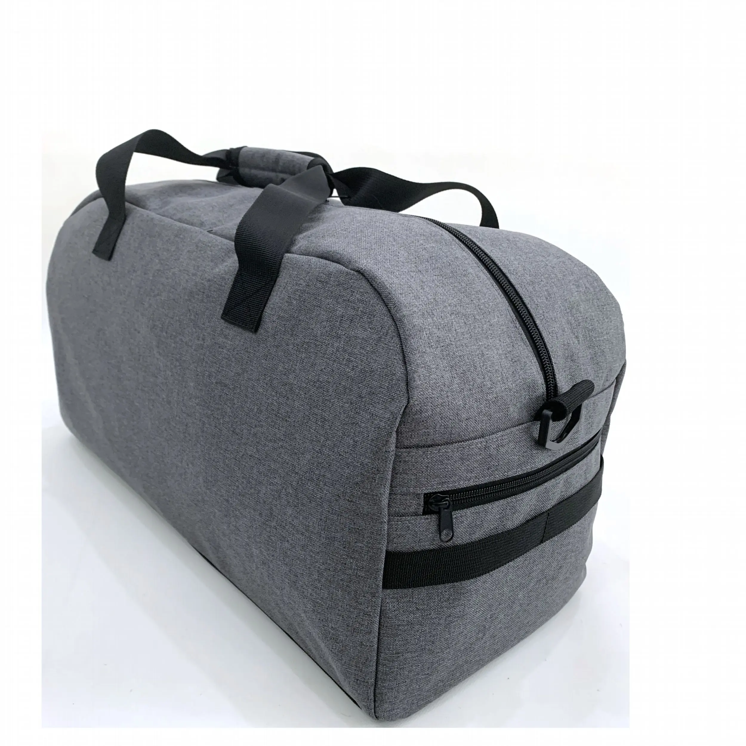 Water resistance  travel duffel bag with adjustable shoulder strap overnight weekend bag with side shoe bags