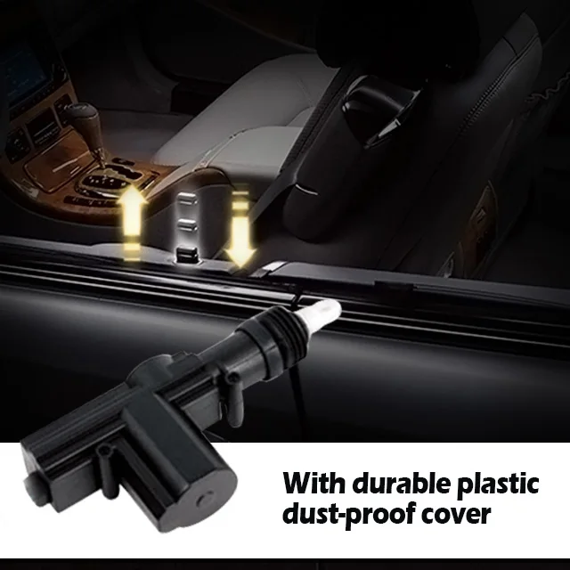 Promata Premium Universal 12V/24V Door Lock Actuator Ultrasonic Welded, Water-Resistant Design