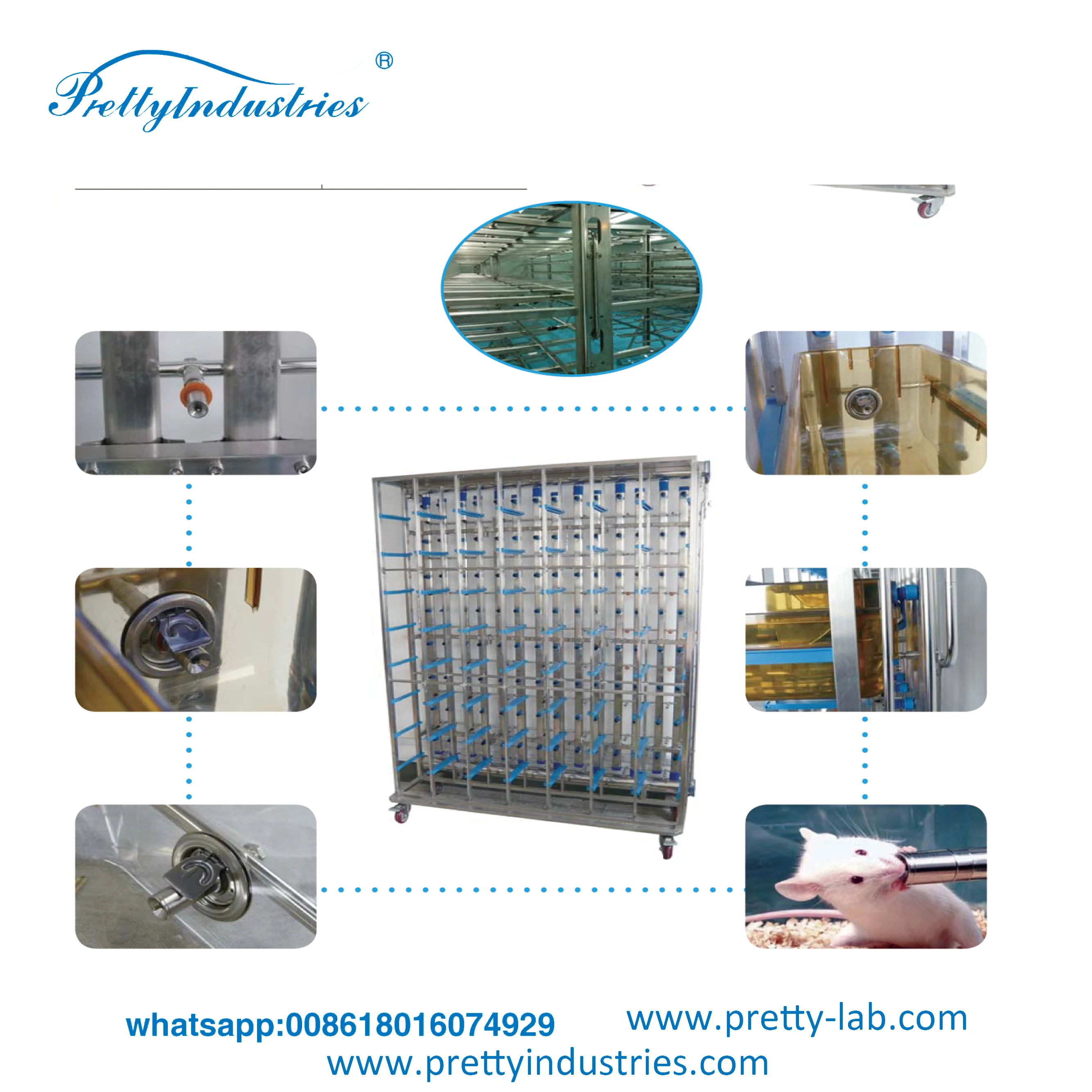 individually ventilated IVC laboratory rabbit cage