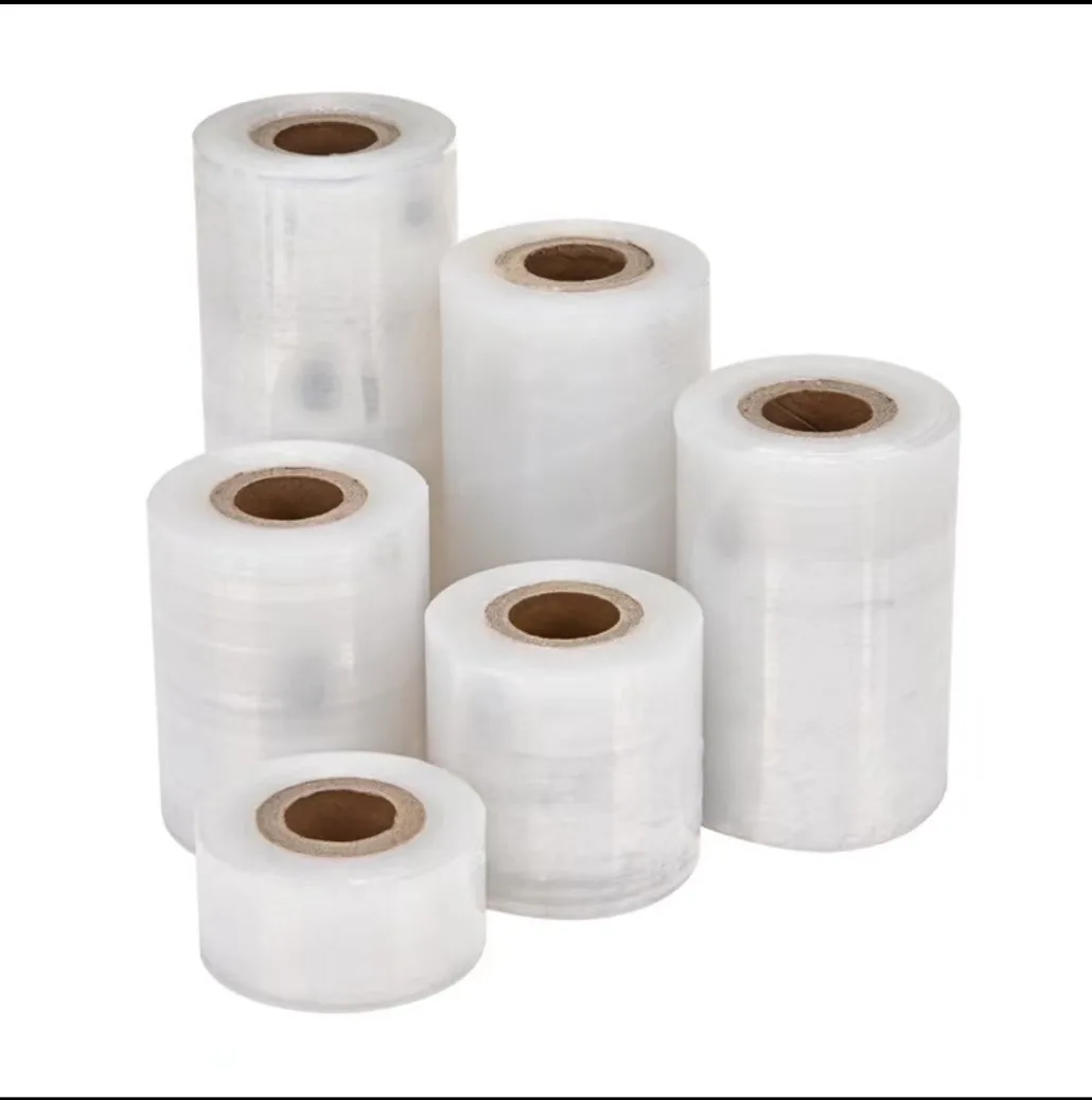 Jumbo Roll Stretch Film Pe Wrap film 15 to 25 Micron Lldpe Pre stretch rate> 300% Plastic Wrapping machine clear 800to4000meters