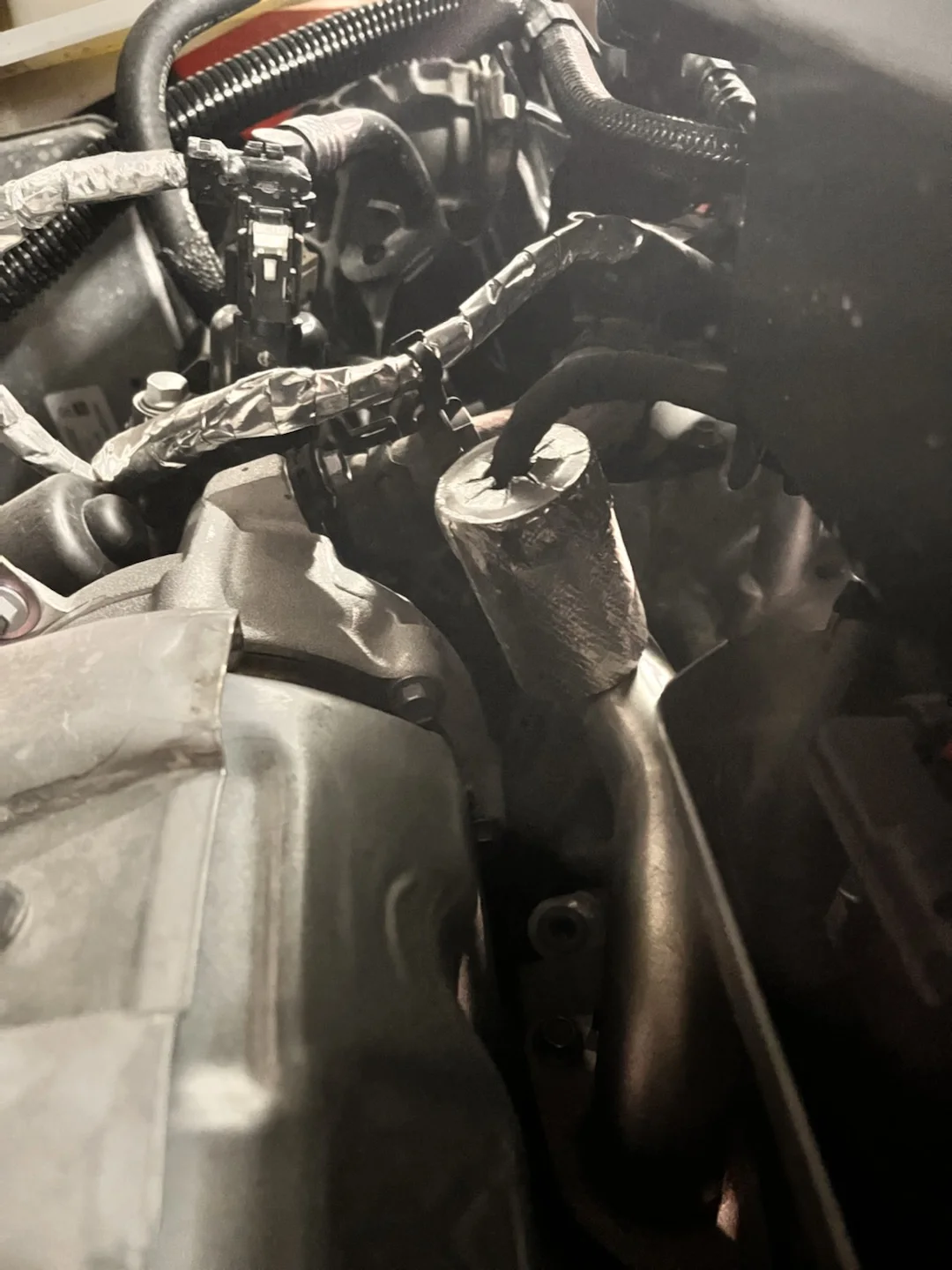 JDD Aluminium heat reflect Fiberglass Braided Self-closing Cable Management Sleeve for fuel car