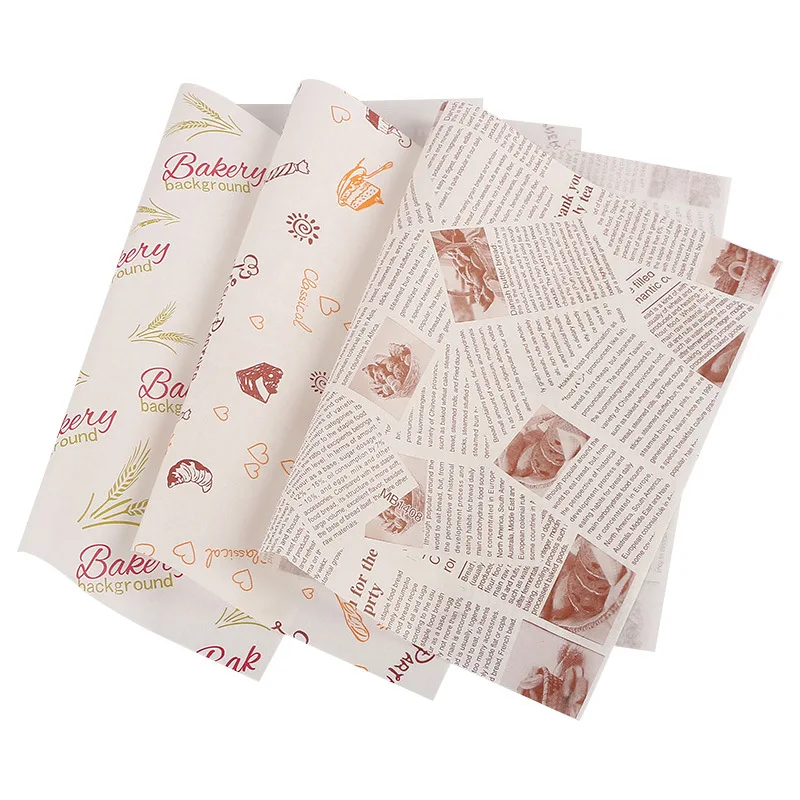 
Custom Greaseproof Burger Wrapping Paper Cake Greaseproof Paper Laminated Greaseproof Paper 