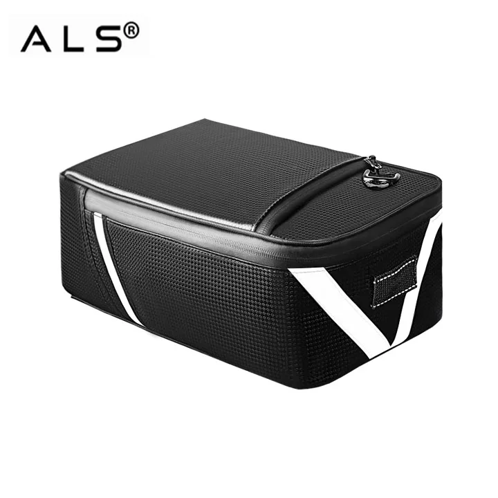 Bike Rack Bag Bicycle Bike Reflective Bag Front Tube Frame Saddle Bag for Cycling