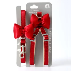 Wholesale China Pet Supplies Adjustable Soft dog leash harness For Small dog cat Amazon Hot selling