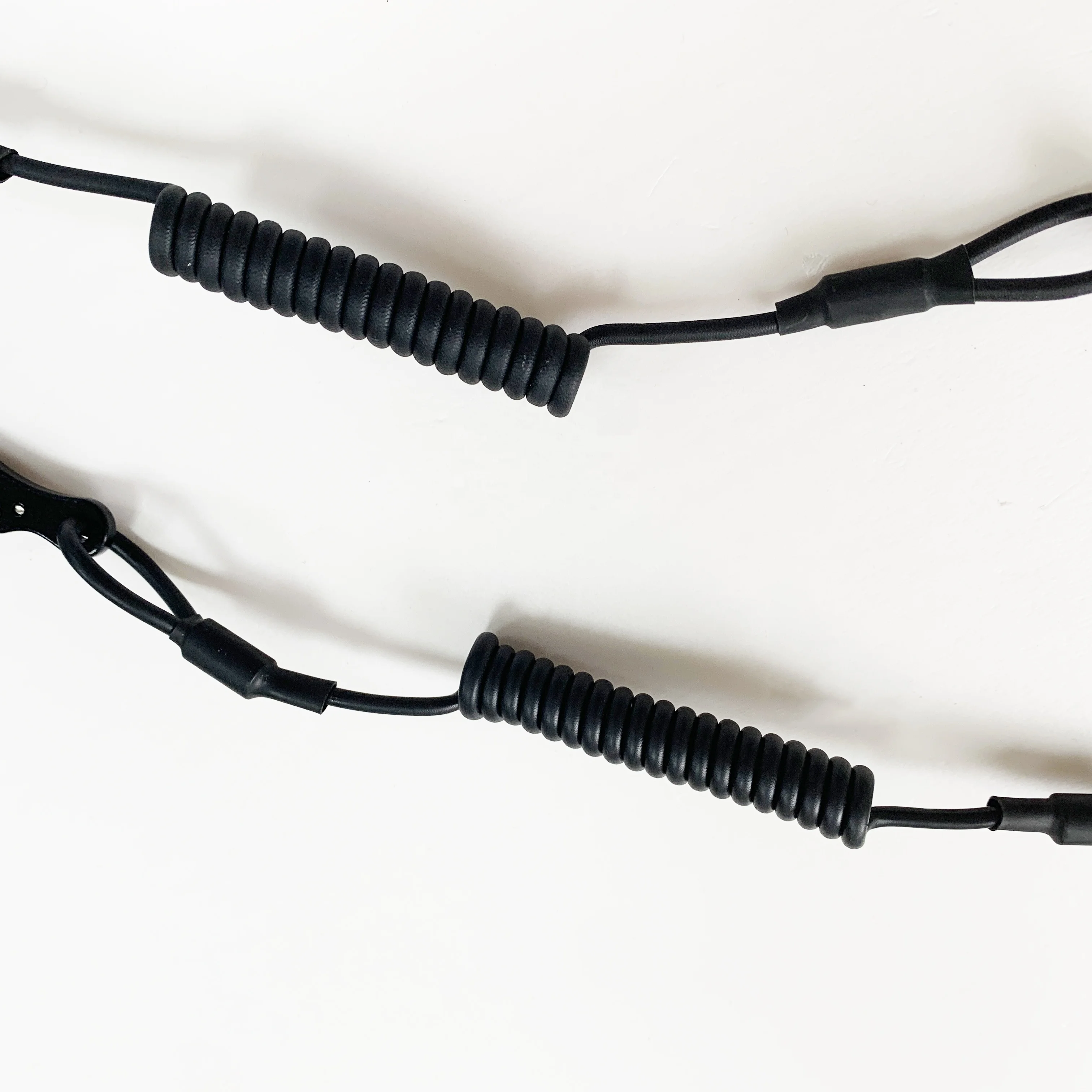 hot supply  Spiral Cord Lanyard pvc coating  customized Mountain Climbing Tethering spring steel wire rope