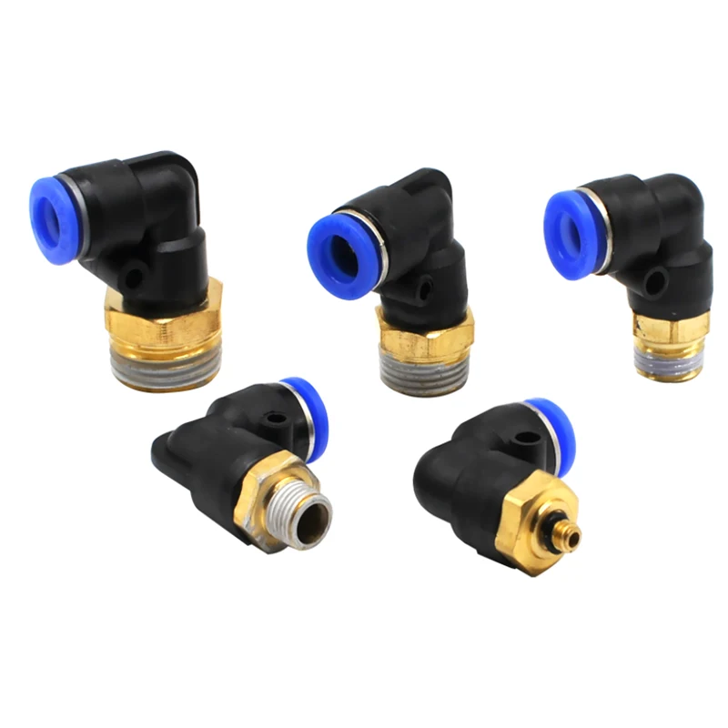 Air compressed parts PL plastic air push in fitting quick connect  fittings for pneumatic hose