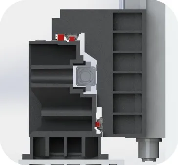 Separate Structure Bridge Type Gantry Machining Center Portal Machining Center