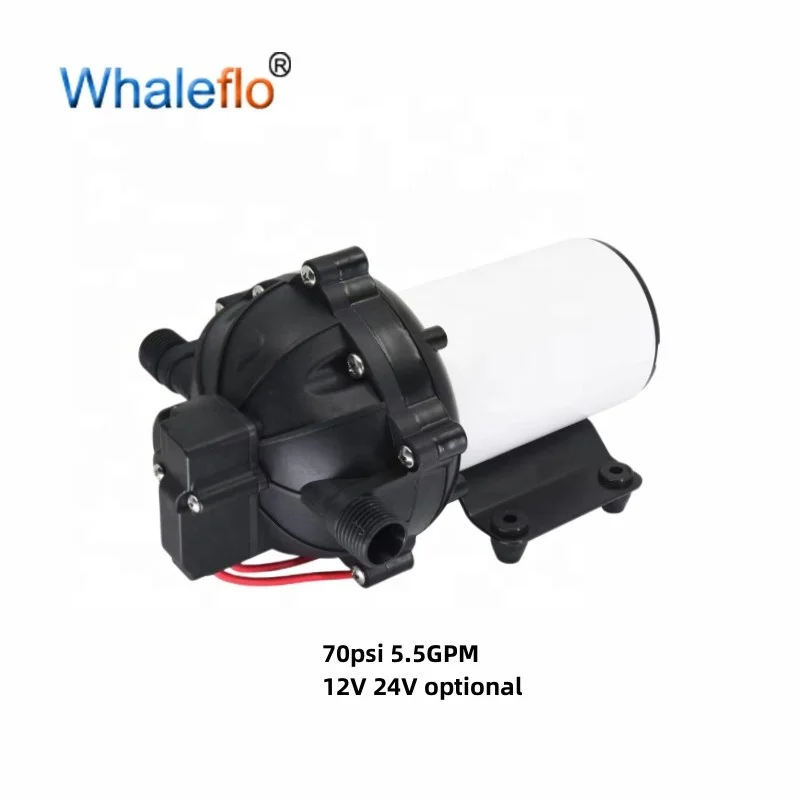 Hot sale 12V 24v  5.5GPM Camping Car Wash Self Priming 70 PSI Diaphragm Pressure Water Pump for RV water system