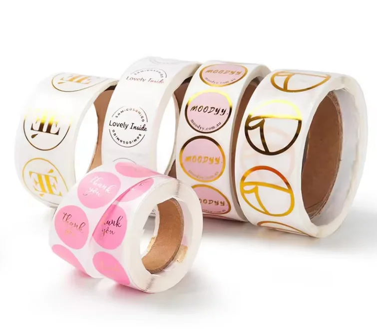 High Quality Custom Die Cut Sticker 100 PCS Printing Logo Vinyl Stickers Label Waterproof Stickers